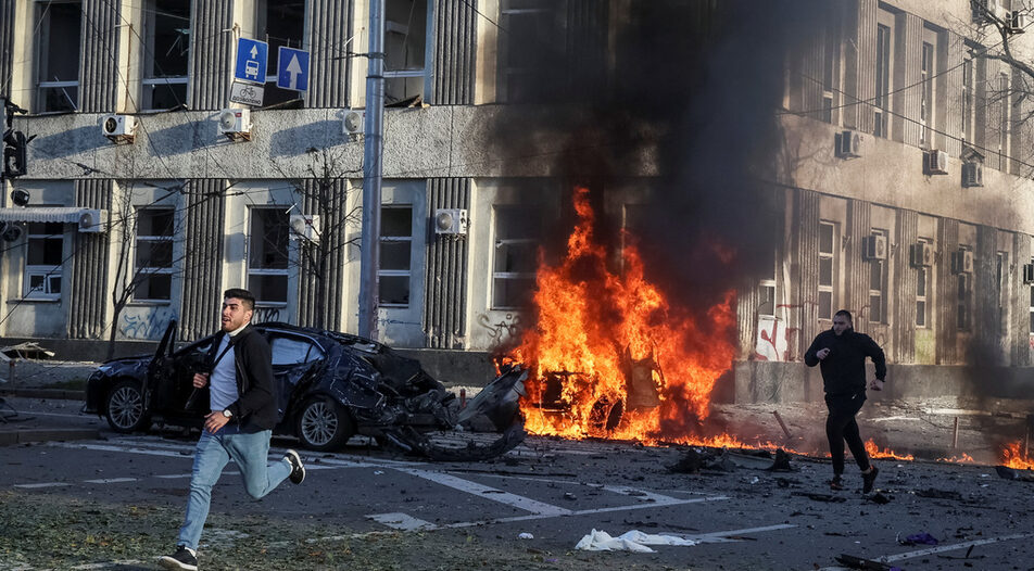 Руските военни сили атакуваха източен украински град