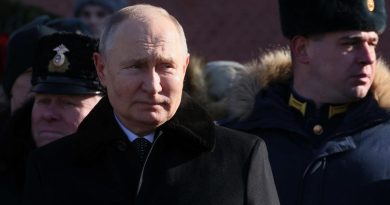 Инцидент по време на посещението на Владимир Путин в Мариупол