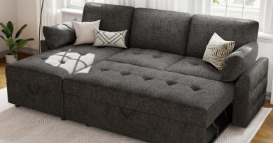 gray sofa bed