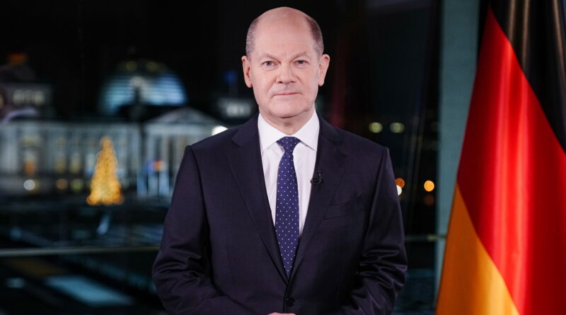 German Chancellor Olaf Scholz