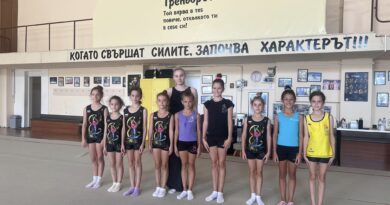 sports club in artistic gymnastics Trakia Elite city of Plovdiv