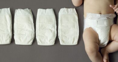 baby diapers and baby