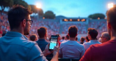 A man watches the Davis Cup final and bets on the tennis match in an online casino.