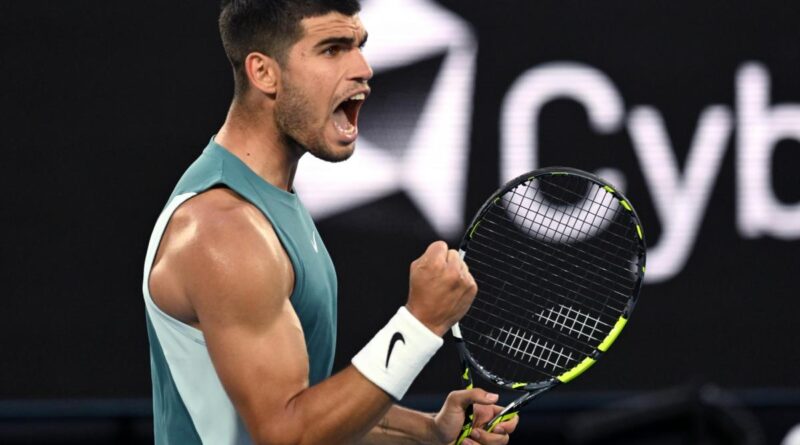 Carlos Alcaraz defeats Shevchenko at Australian Open