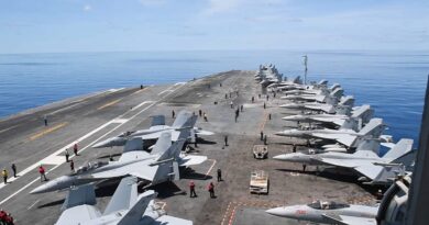 The Pentagon is deploying aircraft to its bases in the Middle East and Europe