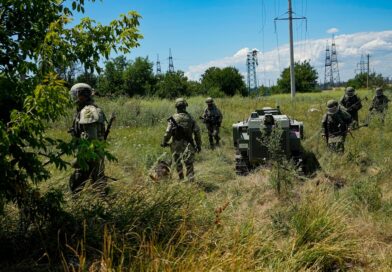 Ukrainian robots and drones
