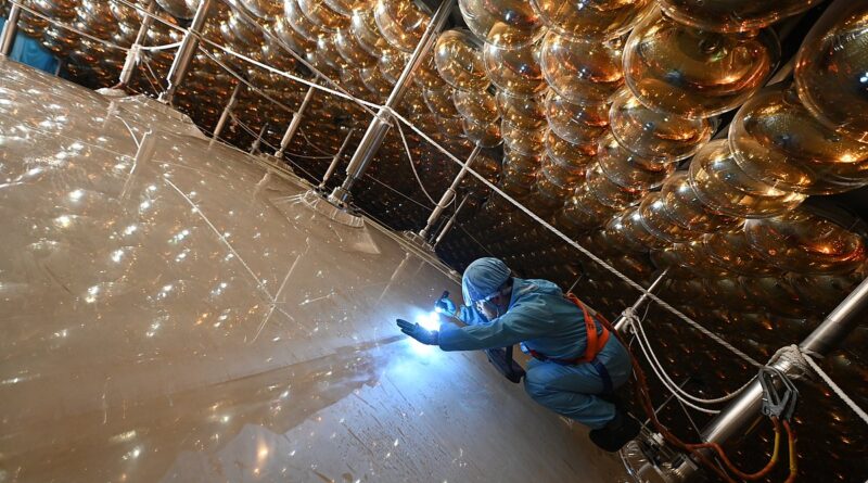 China has the world's largest neutrino detector