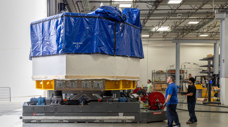 The central solenoid, the largest superconducting magnet